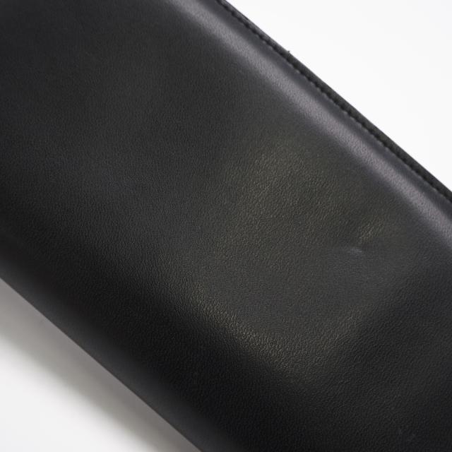 ★3日以内返品可★ 美品 SAINT LAURENT PARIS サンローランパリ タイニーカサンドラ コンチネンタルウォレット 607746 長財布 ブラック カーフレザー メンズ_4