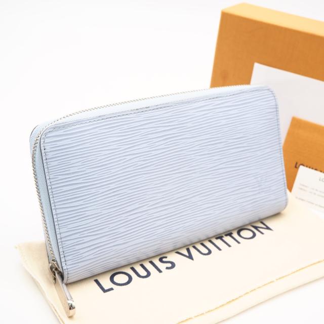★3日以内返品可★ 美品 LOUIS VUITTON ルイ・ヴィトン エピ ジッピーウォレット ブルーニュアージュ M82141 長財布 ブルー グレインレザー レディース