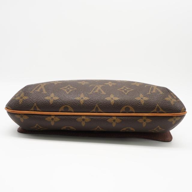 ★3日以内返品可★  LOUIS VUITTON ルイ・ヴィトン モノグラム ミュゼット アルゼンチンタンゴ M51257 ショルダーバッグ 赤銅色 上塗り帆布 なめし革 レディース
