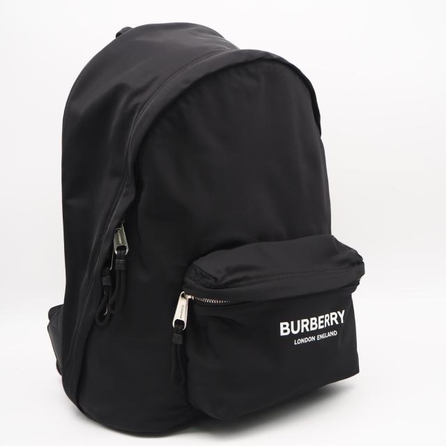 ★3日以内返品可★ 美品 BURBERRY バーバリー ナイロン ジェット バックパック 8021084 リュック・デイパック ブラック ナイロン メンズ