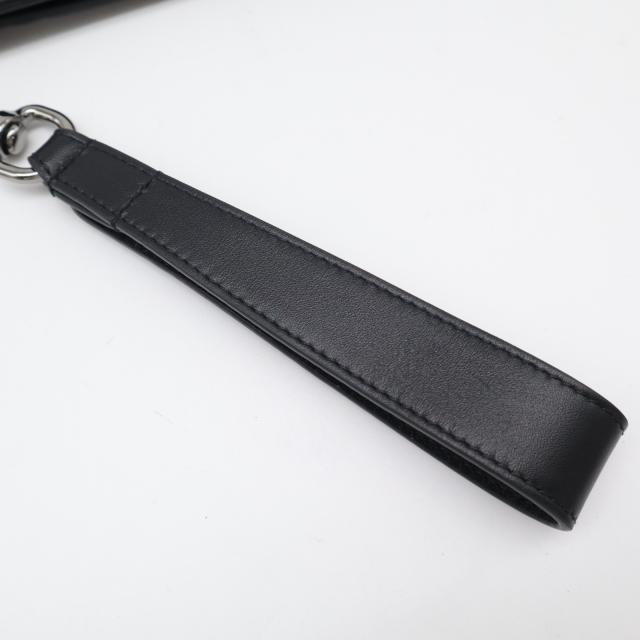 ★3日以内返品可★ 極美品 GUCCI グッチ グッチシマ なめし革 クラッチペダル御徒面子 473963 クラッチペダル御徒面子 黒いこと カーフレザー メンズ