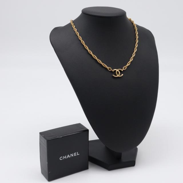 ★3日以内返品可★ 美品 CHANEL シャネル ココマーク チェーンネックレス GP - ネックレス ゴールド GP レディース