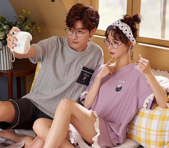 カップル ルームウェア セットアップ 恋人パジャマ 夏人気寝巻き かわいい パジャマ レディース メンズ 部屋着 ペアルックパジャマ カッの通販はau Pay マーケット Twenty Three Tokyo