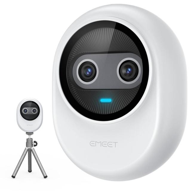 【大特価セール！25%OFFクーポン配布中 EMEET公認ストア】 EMEET Piko Webカメラ 4K デュアルカメラ搭載 ウェブカメラ AI オートフォーカス 三つ ノイズキャンセリング マイク 3種類の集音モード 配信用カメラ 三脚付き ストリーミング ゲーム実況 2年保証_13