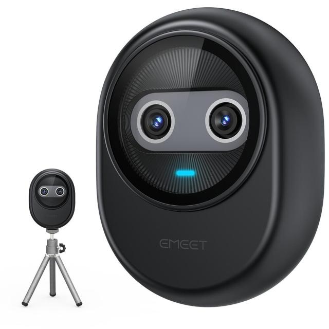 【大特価セール！25%OFFクーポン配布中 EMEET公認ストア】 EMEET Piko Webカメラ 4K デュアルカメラ搭載 ウェブカメラ AI オートフォーカス 三つ ノイズキャンセリング マイク 3種類の集音モード 配信用カメラ 三脚付き ストリーミング ゲーム実況 2年保証_14
