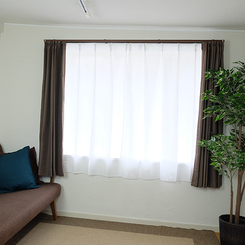 カーテンレール ダブル 伸縮式 木目調 リターン カバートップ 省エネ 静音 シンプル TOSO製 トーソー 「リネアカバー」 3.0mダブルセットの通販は