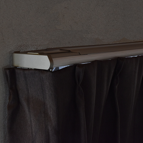 カーテンレール ダブル 伸縮式 木目調 リターン カバートップ 省エネ 静音 シンプル TOSO製 トーソー 「リネアカバー」 3.0mダブルセットの通販は