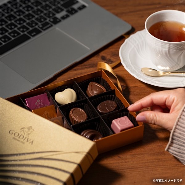 ゴディバ チョコレート ハート オブ ゴールド コレクション（12粒入）クッキー お菓子 ゴディバ公式(GODIVA)送料無料ハート オブ ゴールド