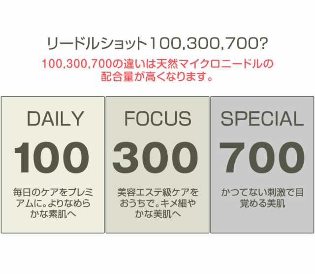 【3種セット】リードルショット100・300・700