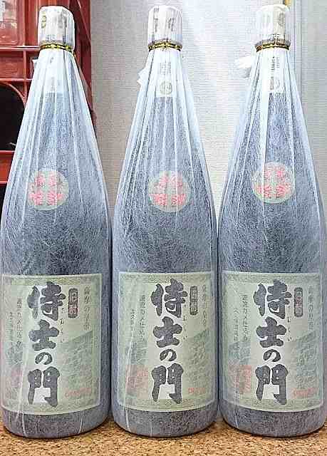 送料無料 侍士の門 さむらいのもん 1800ml ×3本 鹿児島県産 太久保酒造 芋焼酎の通販は