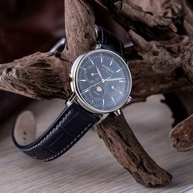 ツェッペリン LZ14 マリーネ 36mm ムーンフェイズ 8635-3 メンズ