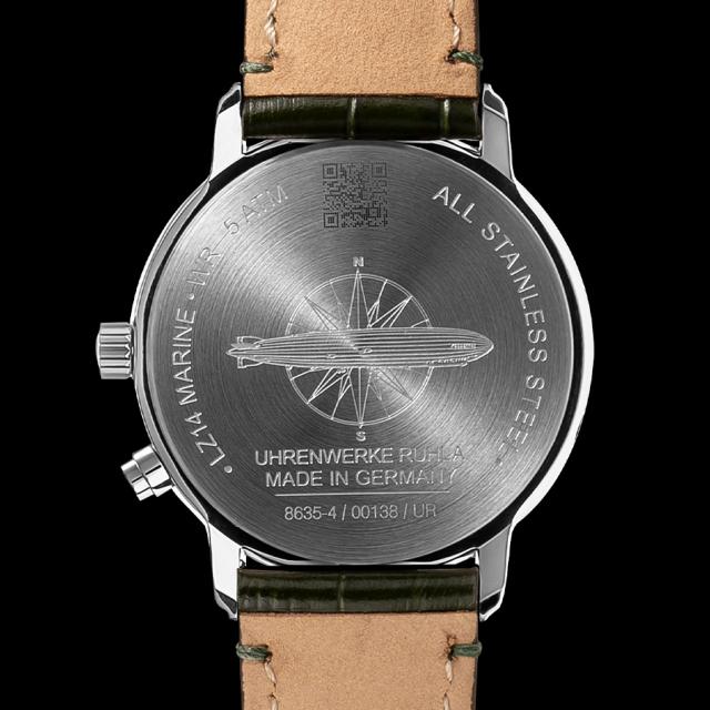 ツェッペリン LZ14 マリーネ 36mm ムーンフェイズ 8635-4 メンズ