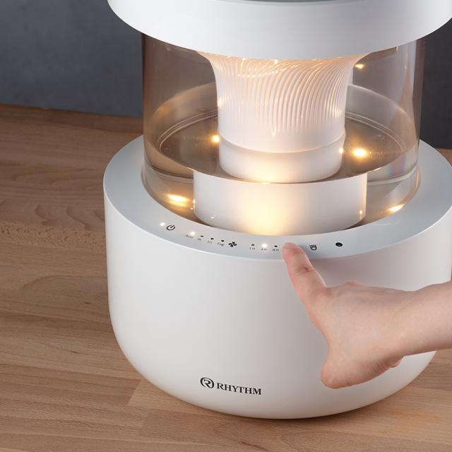 選べる2色 リズム 加湿器 MIST 350 超音波式 プールレス 省電力 大容量 2.2L タンク乾燥機能付き 9YYA29RH