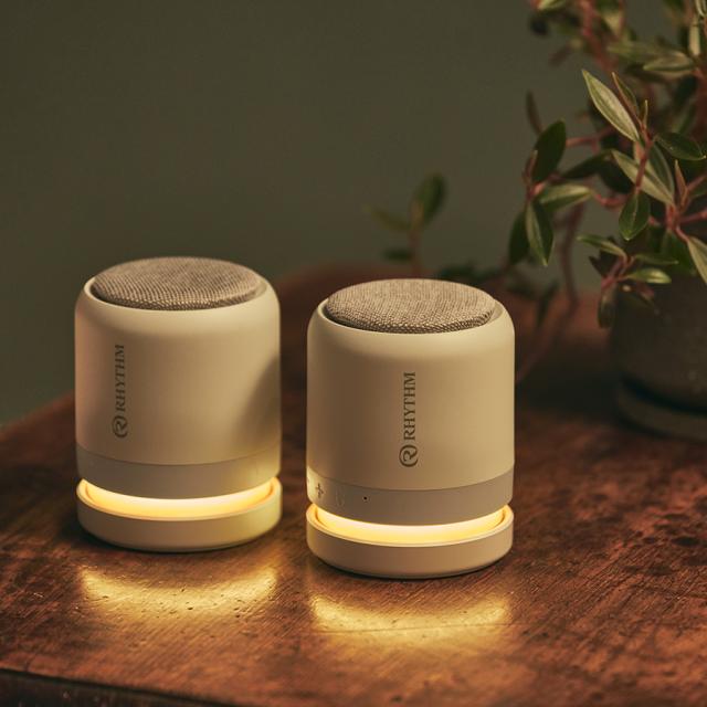 選べる2色 リズム ポータブル スピーカー Bluetooth 高音質 防水 IP67 LED ナイトライト マグネット MAGSPEAKER DUO 9YYA30RH_6