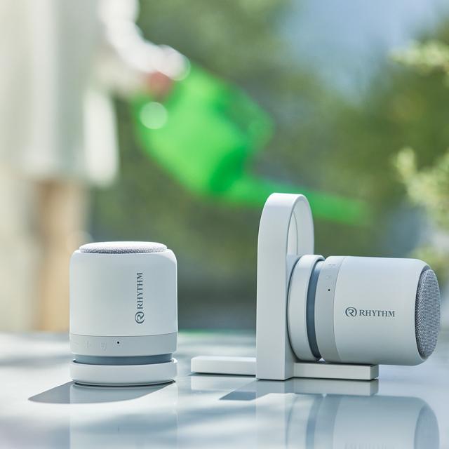 選べる2色 リズム ポータブル スピーカー Bluetooth 高音質 防水 IP67 LED ナイトライト マグネット MAGSPEAKER DUO 9YYA30RH_7