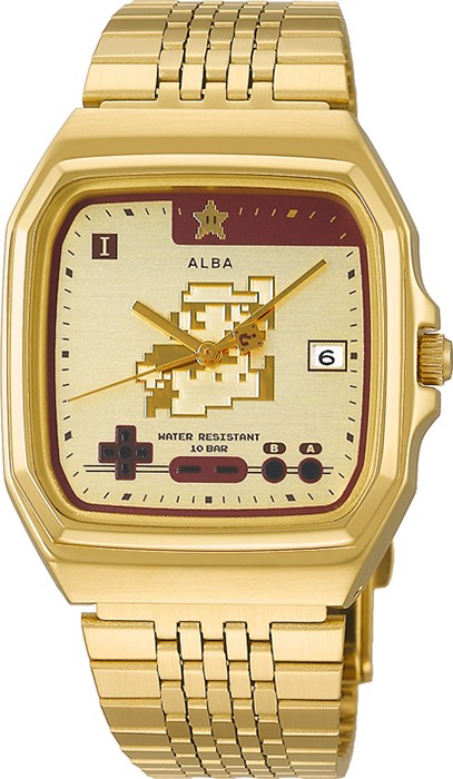 セイコーアルバ スーパーマリオ Web限定 メンズ 腕時計 クオーツ ゴールド 無敵 グッズ Acck711の通販はau Pay マーケット ザ クロックハウス Au Pay マーケット店