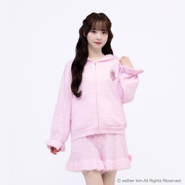 AH エスターバニー コラボレーション ルームウェア ミニクロック付き AH-RW-EB レディース トップス ショートパンツ_10