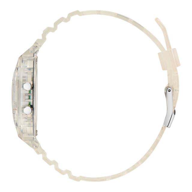 アディダス ストリート デジタルツー クリスタル AOST24061 メンズ レディース 腕時計 電池式 デジタル スケルトン 偏光 樹脂ベルト_4