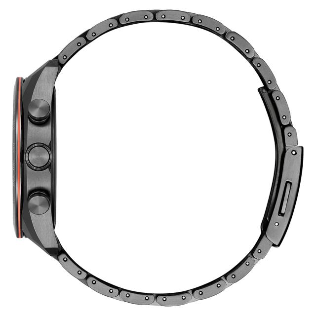 シチズン アテッサ ACT Line アクトライン ブラックチタンシリーズ AT8185-62E メンズ 腕時計 ソーラー 電波 クロノグラフ_5