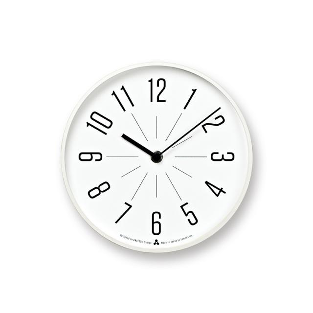 タカタレムノス 掛け時計 カーサ ジジ クオーツ 電池式 掛置兼用 ホワイト AWATSUJI design AWA13-03WH_1