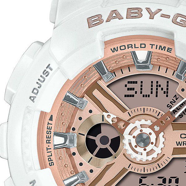 BABY-G BA-110シリーズ BA-110X-7A1JF レディース 腕時計 電池式 アナログ デジタル ホワイト 国内正規品 カシオ_3