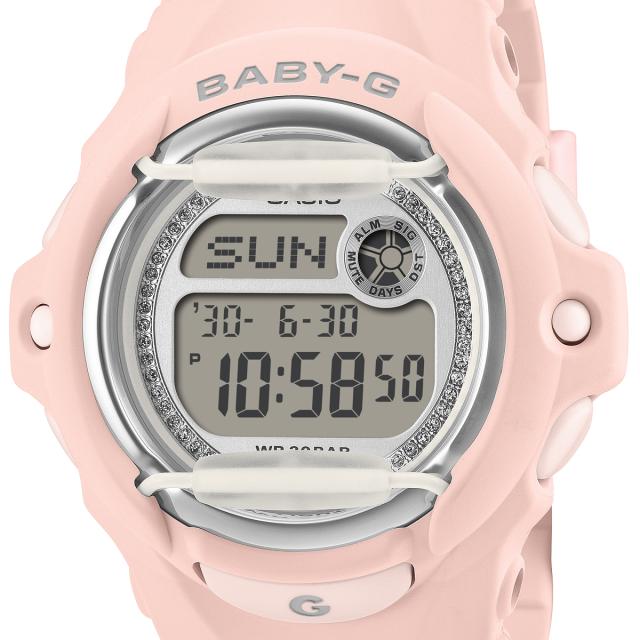 5月15日発売 BABY-G グリッターダイヤル BG-169KB-4JF レディース 腕時計 電池式 デジタル 樹脂バンド フロントプロテクター ピンク 国内正規品 カシオ_2