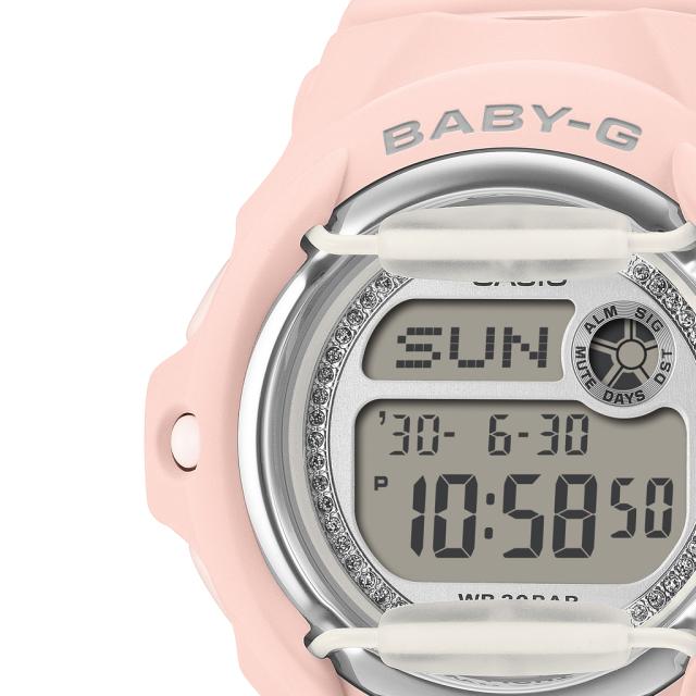 5月15日発売 BABY-G グリッターダイヤル BG-169KB-4JF レディース 腕時計 電池式 デジタル 樹脂バンド フロントプロテクター ピンク 国内正規品 カシオ_3