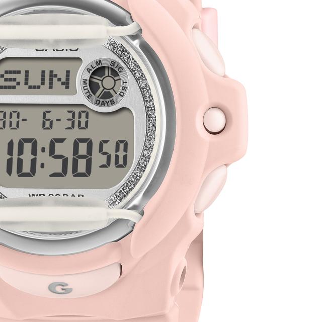 5月15日発売 BABY-G グリッターダイヤル BG-169KB-4JF レディース 腕時計 電池式 デジタル 樹脂バンド フロントプロテクター ピンク 国内正規品 カシオ_4