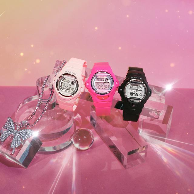 5月15日発売 BABY-G グリッターダイヤル BG-169KB-4JF レディース 腕時計 電池式 デジタル 樹脂バンド フロントプロテクター ピンク 国内正規品 カシオ_9