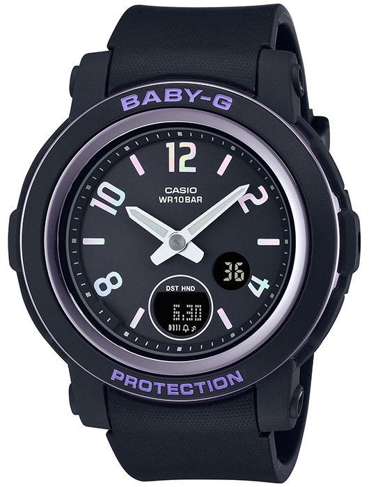 BABY-G BGA-290 ホログラムインデックス BGA-290DR-1AJF レディース 腕時計 電池式 アナログ デジタル ブラック 国内正規品 カシオ_1