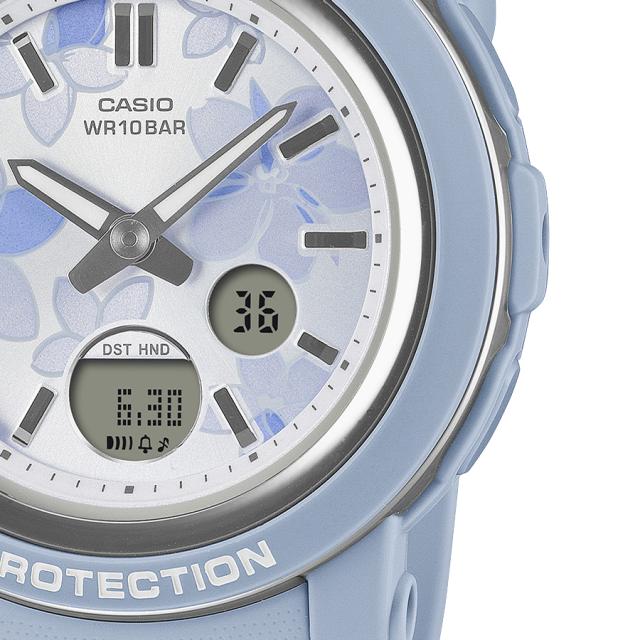 BABY-G ネクストエレガントフラワー 花柄ダイヤル BGA-290FL-2AJF レディース 腕時計 電池式 アナデジ 樹脂バンド ブルー 国内正規品 カシオ_4
