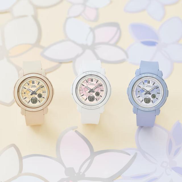 BABY-G ネクストエレガントフラワー 花柄ダイヤル BGA-290FL-4AJF レディース 腕時計 電池式 アナデジ 樹脂バンド ベージュ 国内正規品 カシオ_7