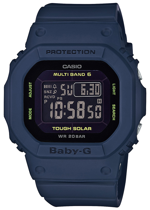 4月16日発売 Baby G ベビーg スクエア Bgd 5000u 2jf レディース 腕時計 電波ソーラー デジタル 樹脂バンド ネイビー ブラック 反転液晶 の通販はau Pay マーケット ザ クロックハウス Au Pay マーケット店