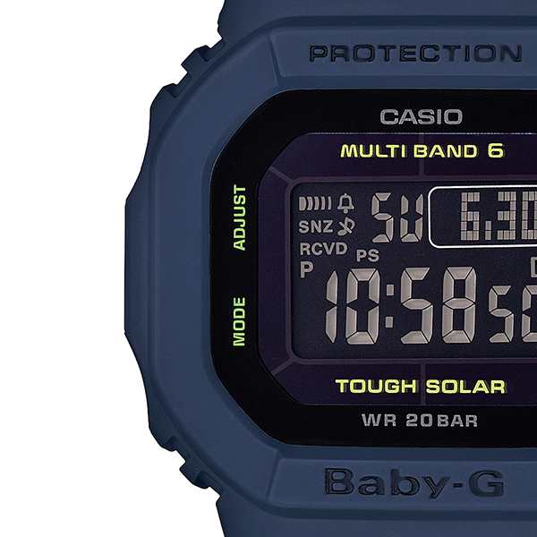 11月5日発売 BABY-G ベビージー 腕時計 ブラック スクエア デジタル 電波ソーラー スリム レディース 小型 国内正規品 BGD-5650-1JF  カシオ