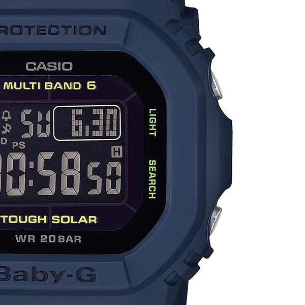 Baby G ベビージー 電波ソーラー レディース 腕時計 デジタル ブラック ネイビー スクエア Bgd 5000u 2jf 反転液晶 国内正規品 カシオの通販はau Pay マーケット ザ クロックハウス Au Pay マーケット店