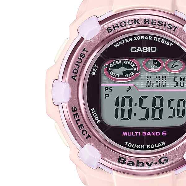 BABY-G 電波ソーラー レディース 腕時計 デジタル ピンク BGR-3000UCB-4JF 国内正規品 カシオの通販はau PAY マーケット  - ザ・クロックハウス au PAY マーケット店 | au PAY マーケット－通販サイト