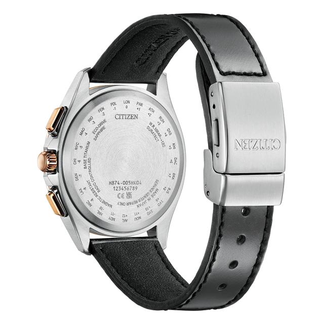 美品　CITIZEN　シチズン　アテッサ　ブラック　シルバー　ソーラー　腕時計 電池交換不要】シチズン アテッサ ソーラー 腕時計 CITIZEN