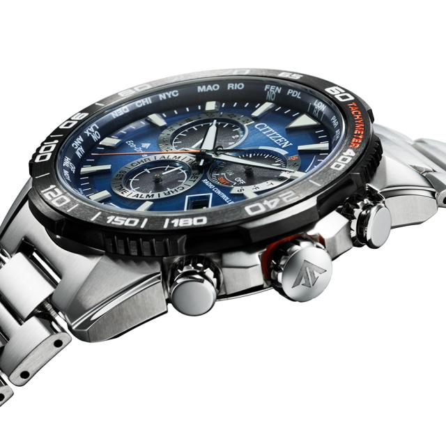 シチズン プロマスター ランドシリーズ モータースポーツデザイン CB5034-82L メンズ 腕時計 ソーラー 電波 ブルーダイヤル