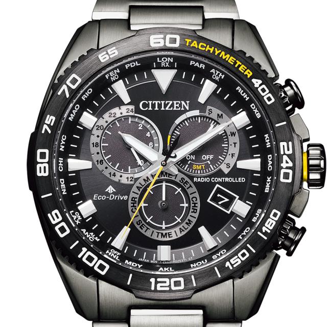 シチズン プロマスター ランドシリーズ モータースポーツデザイン CB5037-84E メンズ 腕時計 ソーラー 電波 ブラック_2