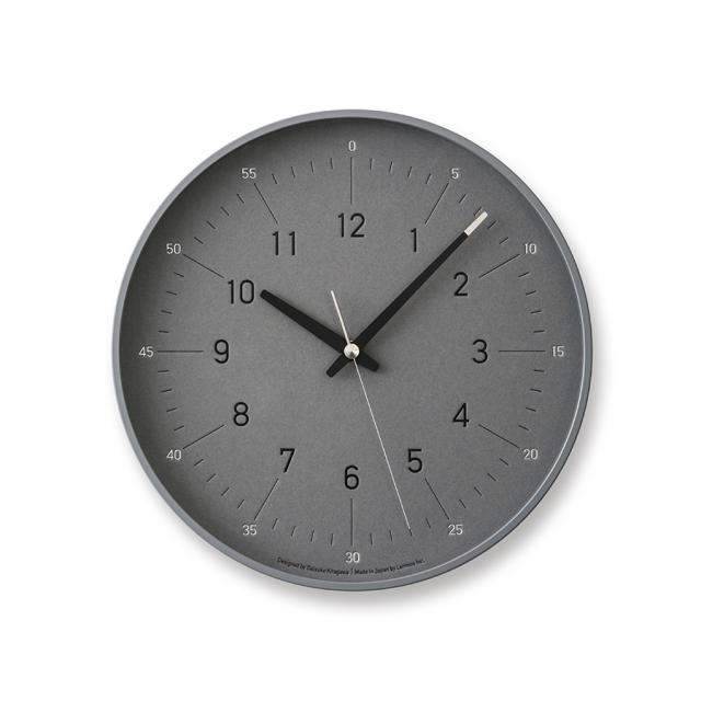 タカタレムノス 掛け時計 デザインオブジェクト エッセント クオーツ 電池式 グレー 北川 大輔 DFI24-06GYの通販は