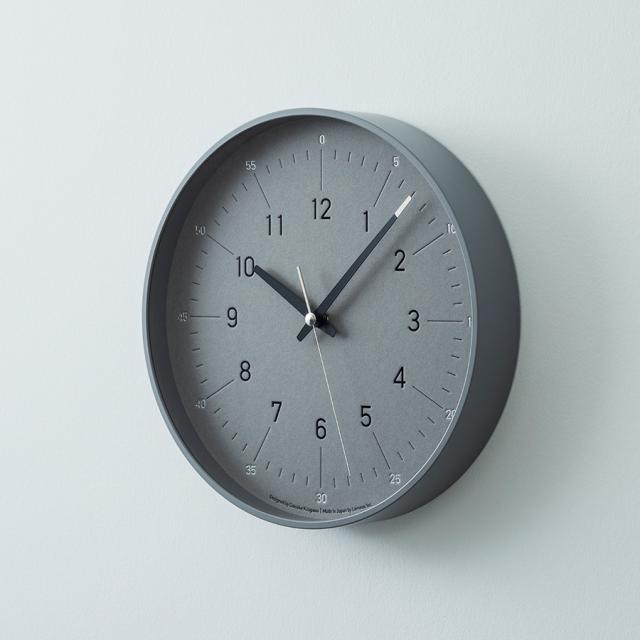タカタレムノス 掛け時計 デザインオブジェクト エッセント クオーツ 電池式 グレー 北川 大輔 DFI24-06GYの通販は