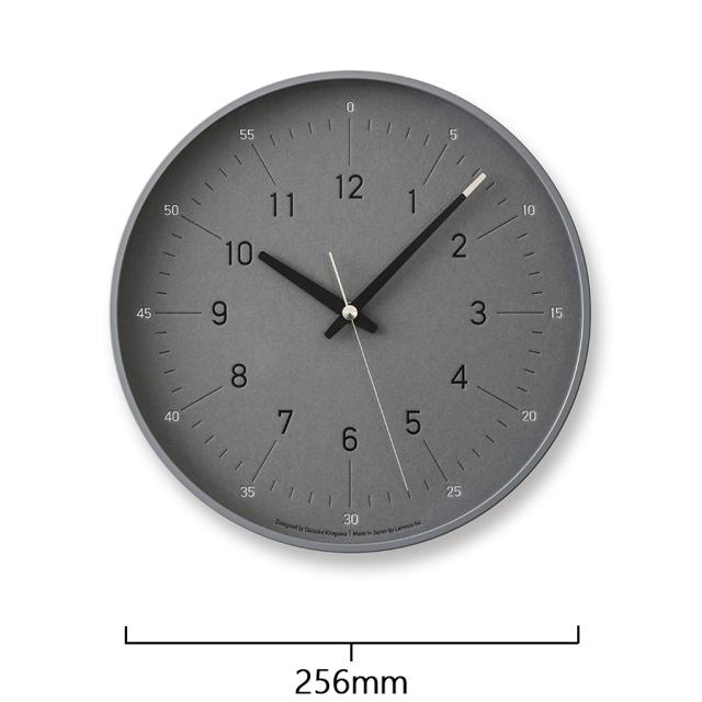 タカタレムノス 掛け時計 デザインオブジェクト エッセント クオーツ 電池式 グレー 北川 大輔 DFI24-06GYの通販は