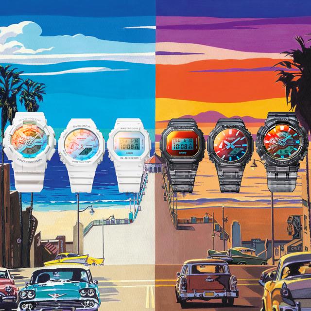 G-SHOCK 腕時計 DW-5600TLS スクエア ビーチタイムラプス G-SHOCK 5600 BEACH TIME LAPSE ビーチタイムラプス DW-5600TLS