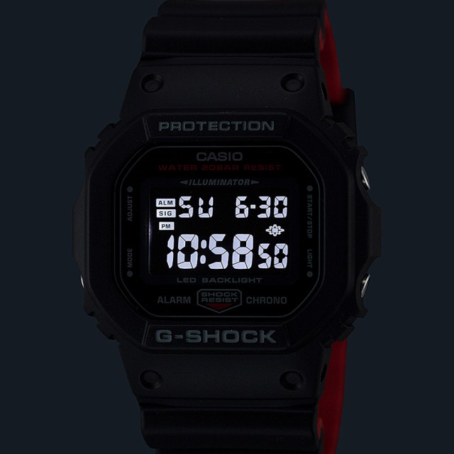 G-SHOCK 5600シリーズ ブラックu0026レッド DW-5600UHR-1JF メンズ 腕時計 電池式 デジタル スクエア 反転液晶 国内正規品  カシオの通販はau PAY マーケット - ザ・クロックハウス au PAY マーケット店 | au PAY マーケット－通販サイト