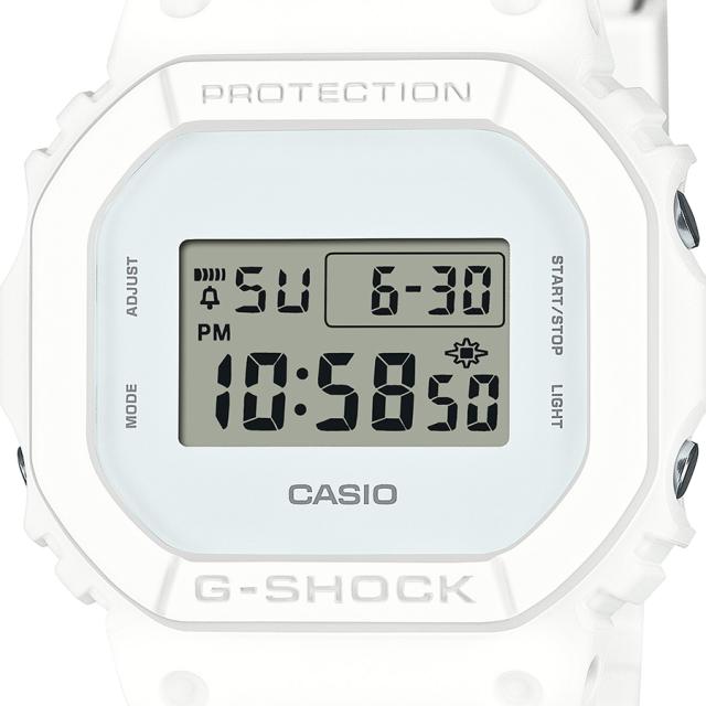 G-SHOCK WHITE ON WHITE ホワイトオンホワイト DW-5600WW-7JF メンズ 腕時計 電池式 デジタル スクエア 樹脂バンド 国内正規品 カシオ_2