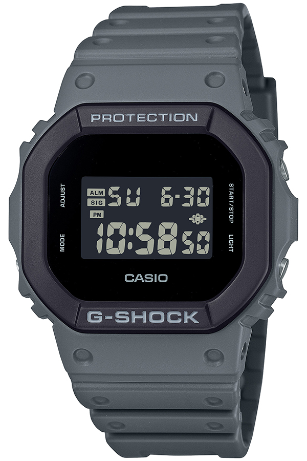 G-SHOCK アーバンユーティリティ DW-5610UU-8JF メンズ 腕時計 電池式 デジタル スクエア 樹脂バンド ブルーグレー 国内正規品 カシオの通販は