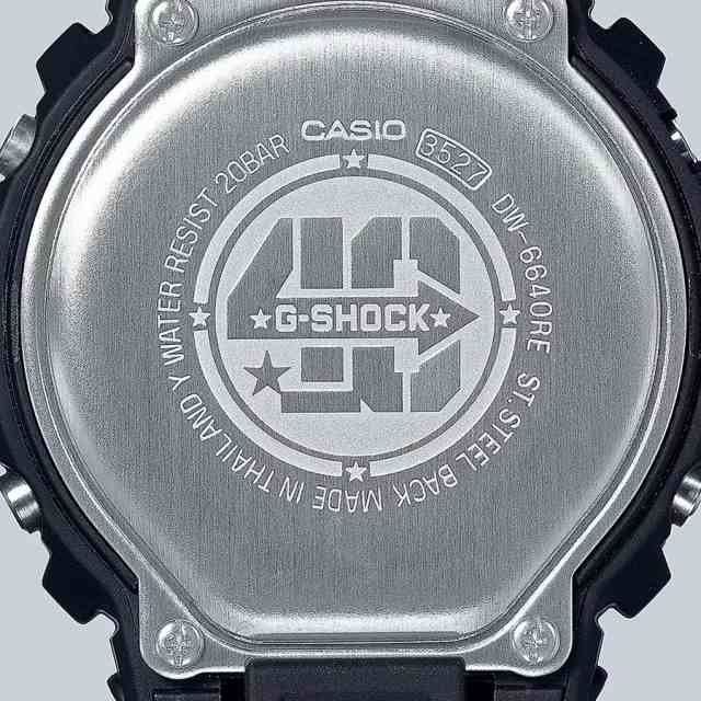 G-SHOCK Gショック 40周年記念 リマスター・ブラック DW-6600復刻