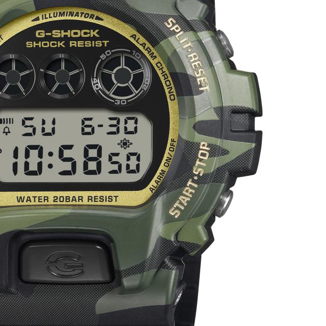 6月19日発売/予約 G-SHOCK ボールドカモシリーズ カモフラージュ &amp; ゴールド DW-6900CMG-3JF メンズ 腕時計 電池式 デジタル 国内正規品 カシオ_4