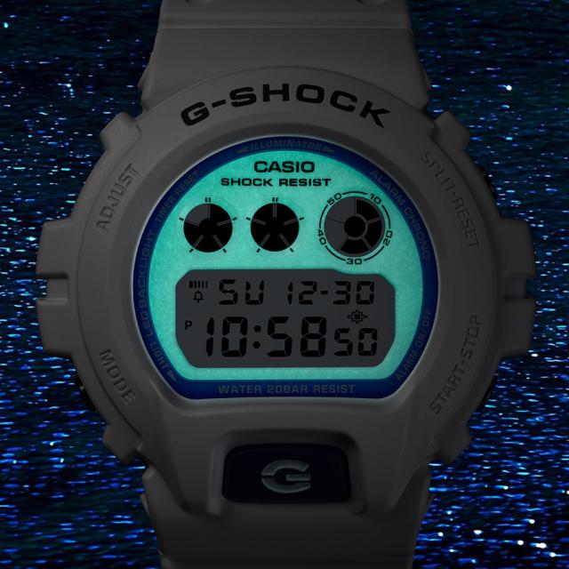 G-SHOCK HIDDEN GLOW 夏の海 夜光虫 ブルー 蓄光フェイス DW-6900HDS-7JF メンズ 腕時計 電池式 デジタル 樹脂バンド 国内正規品 カシオ_6
