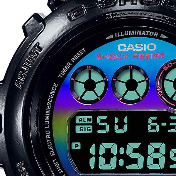 G-SHOCK Gショック ヴァーチャルレインボー Gamer’s RGBシリーズ DW-6900RGB-1JF メンズ 腕時計 電池式 デジタル  反転液晶 国内正規品 ｜au PAY マーケット